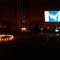 Lichtergebet f&uuml;r den Frieden: Lichtergebet in St. Georg