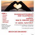 Segnungsgottesdienst f&uuml;r Liebende und Verliebte