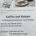 Kaffee und Kuchen im Mehrgenerationenhaus