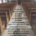 Offene Kirche in Heilig Kreuz: Offene Kirche im Advent 2022